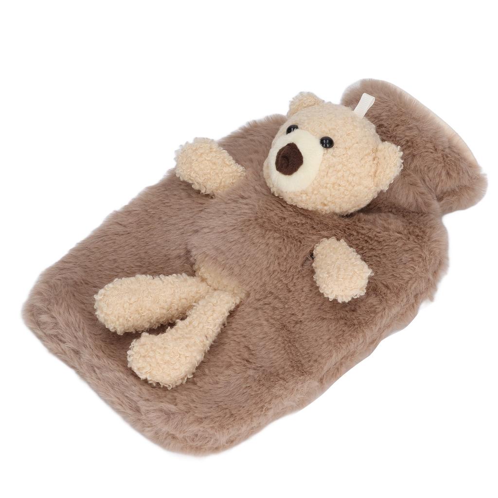 Hot Water Bag Multifunctional 1000ml Capacity Wide Mouth Cute Cartoon Hot Water Bottle for Homes