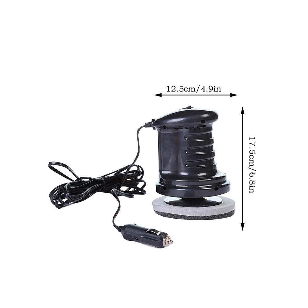 

Портативная 12В автомобильная полировальная машина 120Вт электрическая буферная машина для воскования кузова Автомобильный уход Полировка краски Шлифовальная машинка Набор Автомобильный буфер чёрный