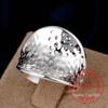 2023 New Arrival 100% 925 Sterling Thumb Spot Rings for Women Big Faced Wide Finger Ring For Unisex Jewelry Mama Men Best Gift
