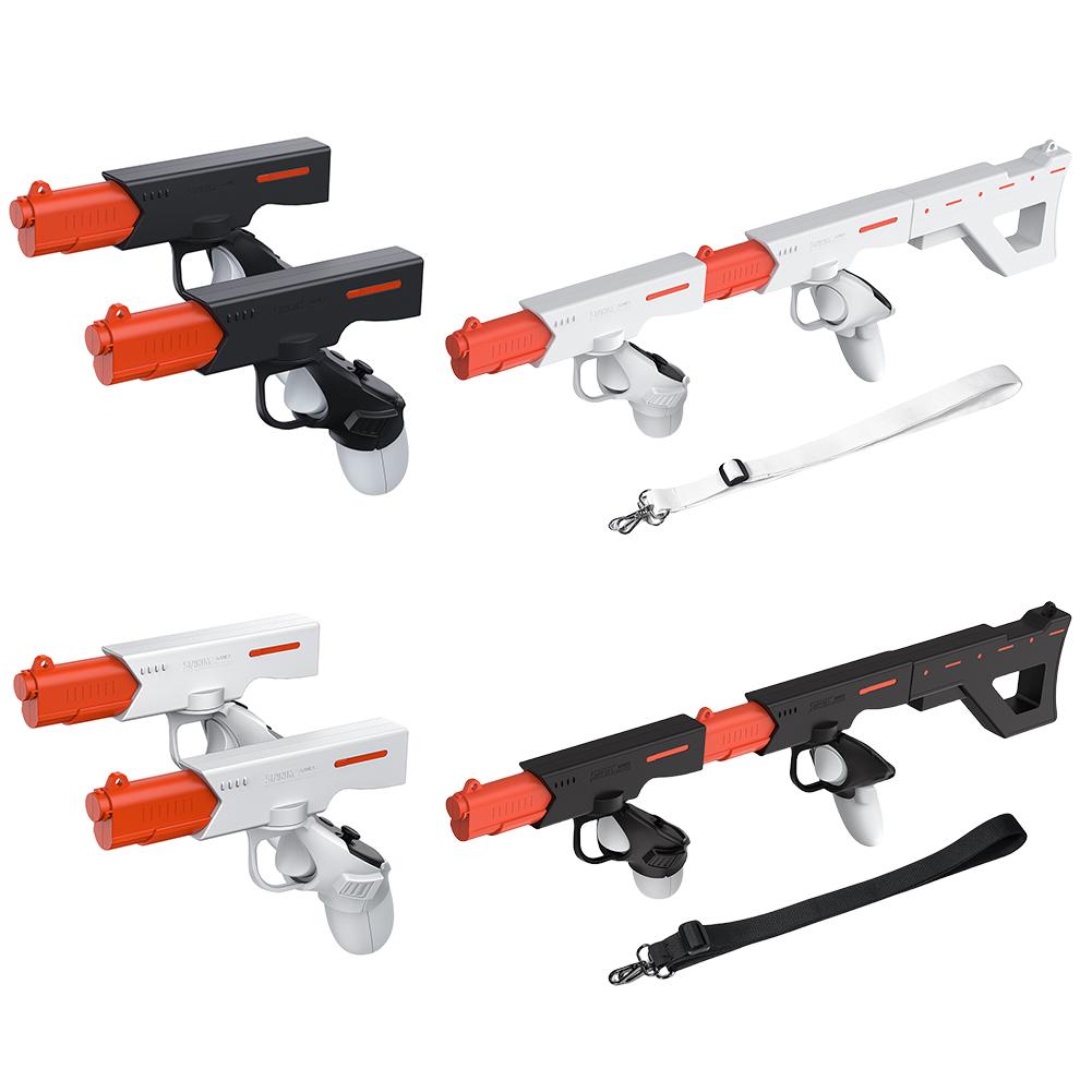 

Чехол VR G-un Stock для контроллеров Meta Quest 3, аксессуары, чехол с ручкой, протектор, улучшенные игры FPS, ощущение удержания реальности