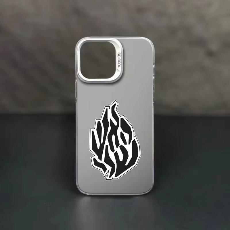 

Fashion Black Flame Phone Case For IPhone 16 15 14 13 12 11 Pro Max X XR XS 7 8 Plus Mini SE 2020 2022 IMD Case iPhone 14