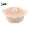 Silicone Food Steamer for Microwave Steamer, Double Layer Food-Grade Bowl with Lid & Divider, Heat Resistant Divided Pot Healthy Fat Reduction Cooking