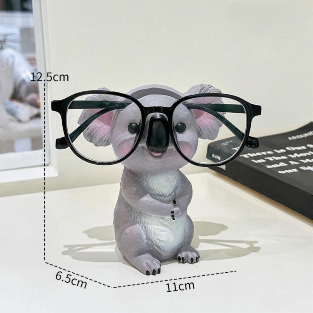 Funny Resin Eyeglass Holder Koala Animal Spectacles Holder Sunglass Display Stand Office Decor