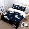 Cute Cartoon Puppies Pattern Bedding Duvet Cover Set Duvet Cover Pillowcases  (1*Duvet Cover 2*Pillowcases, without duvet insert)