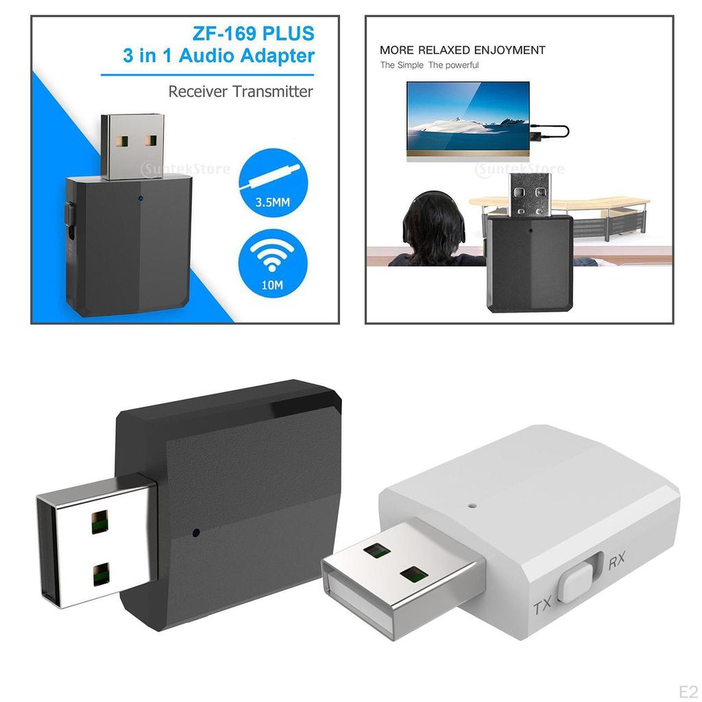 Transmitter And Receiver Adapter, Adapter with 3.5mm Digital Audio Cable for TVs,