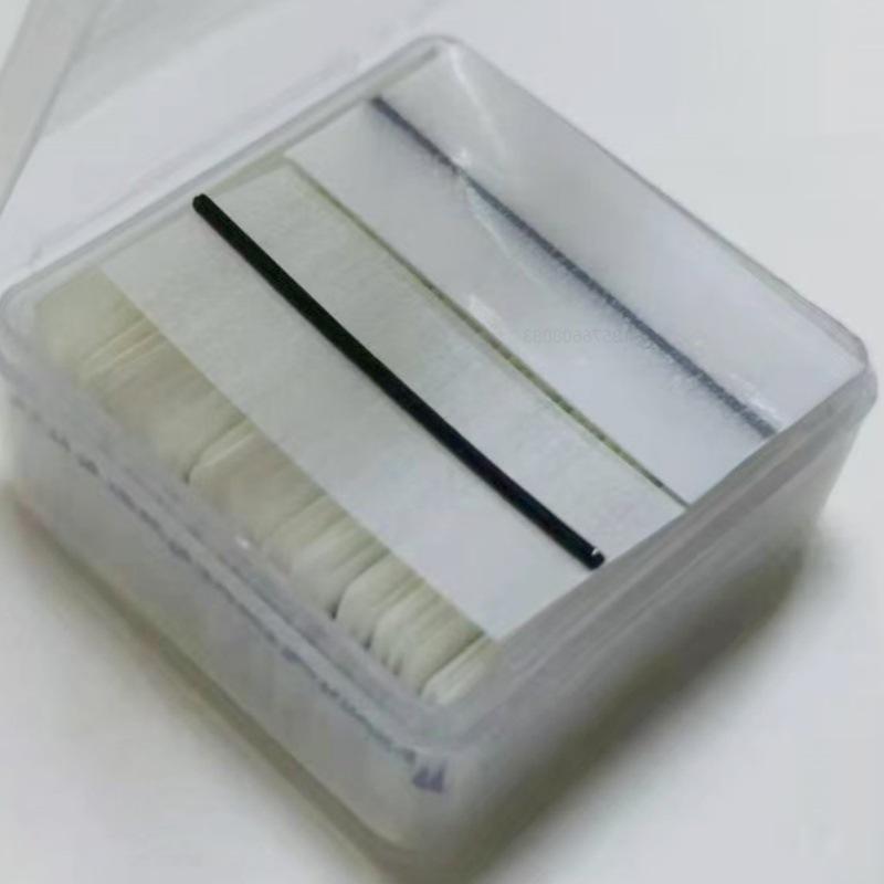 Black Self-Adhesive Eyelash Strip: Waterproof, Sweatproof, Long-Lasting, Glue-Free Fruit Jelly Formula.