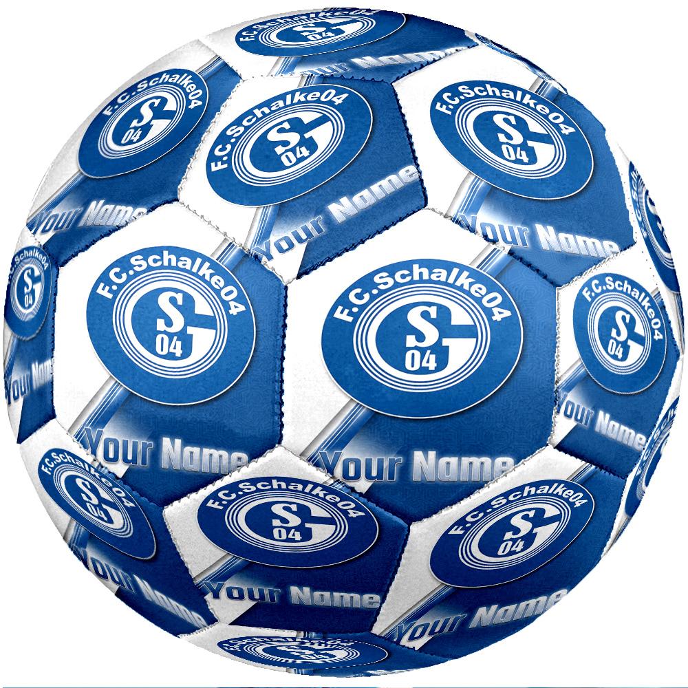 Schalke 04 FC Moda Taglia 5 Pallone da Calcio Resistente all'Usura Antiscivolo Per Allenamento Sportivo Uso Ricreativo