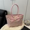 New Women's Fashion Polka Dot Tote Bag Versatile Shoulder Underarm Bag Commuting To Work Large-capacity Bag