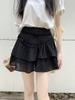 High-Waisted Slimming Ballet-Style Mini Skirt For Women Summer Sweet A-Line Skirts With Dots Print Bow