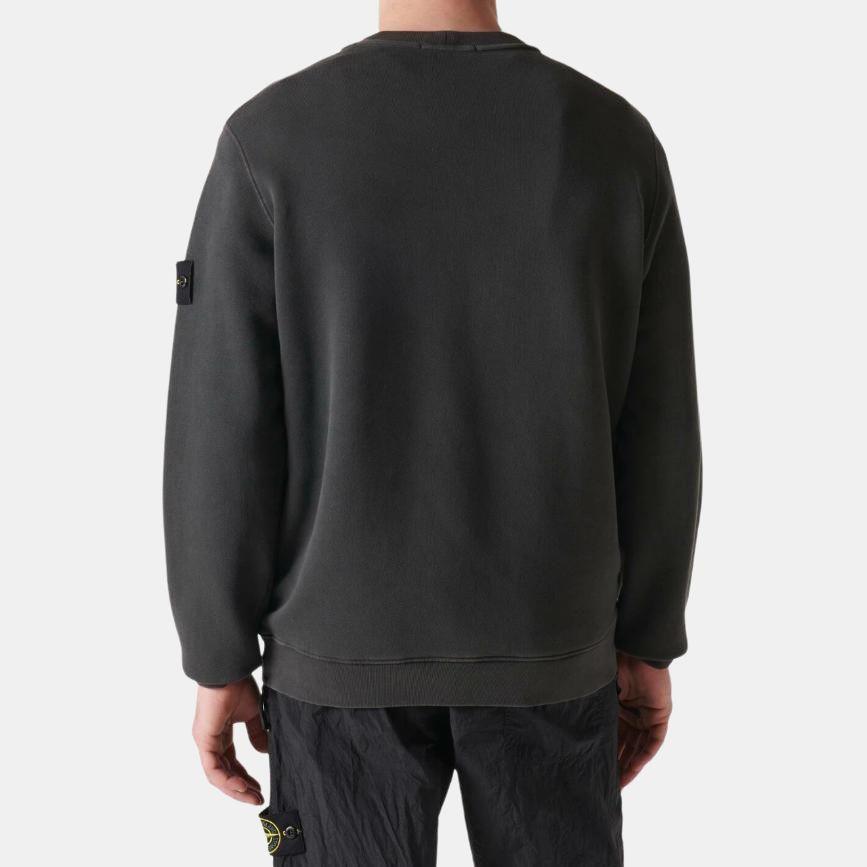 Stone Island Round Neck Long Sleeve Solid Color Sweatshirt Men sweatshirt Lead-Gray K2S156100060S0051-V0062