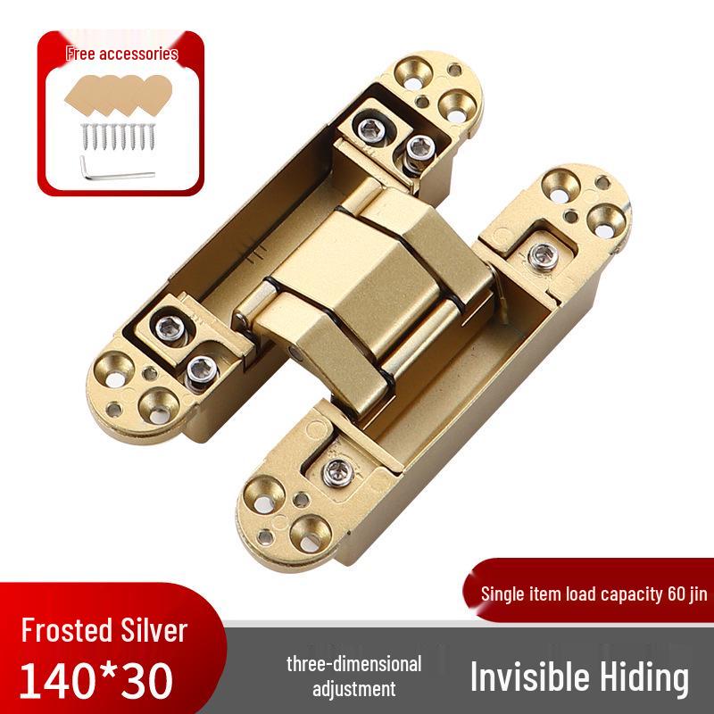 3D Adjustable Concealed Hinge for Hidden Doors