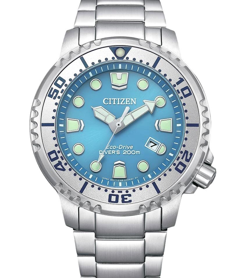 

CITIZEN Promaster Marine 200M Diver Eco-Drive из нержавеющей стали BN0165-55L