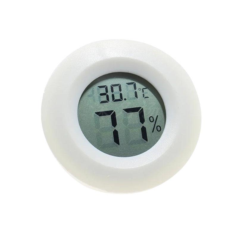 

Indoor Outdoor Mini Digital LCD Temperature Sensor Gauge Humidity Meter Tester Detector Home Measurement Thermometer Hygrometer white