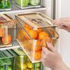 Save Space Timed Refrigerator Organizer with Lid Fruit Storage Containers  Keep Fresh