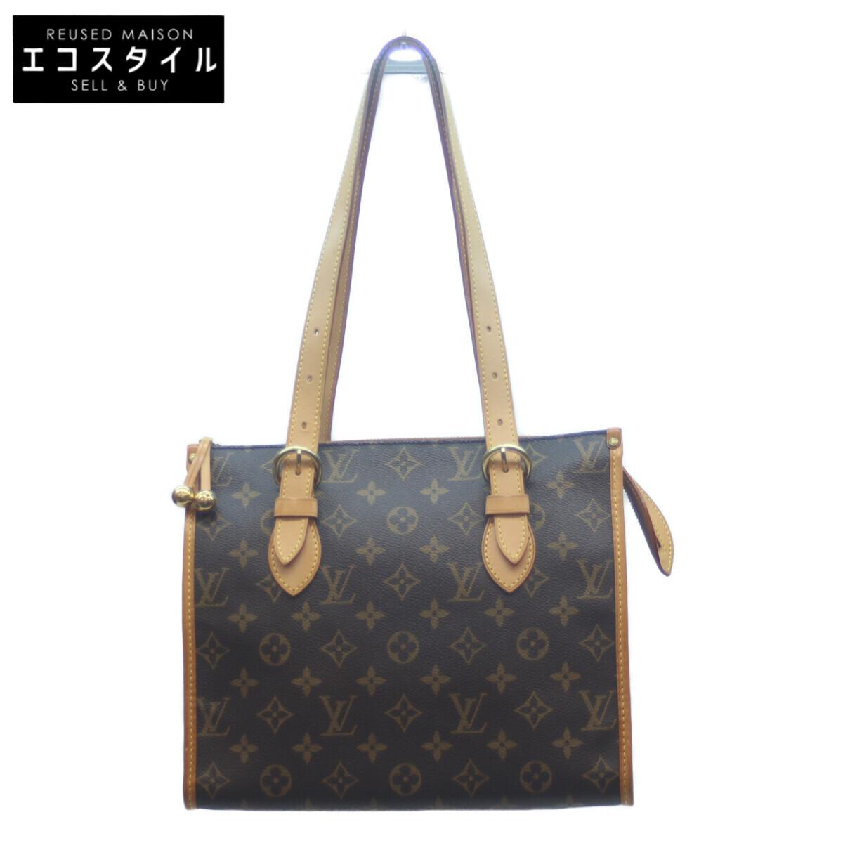 

LOUIS VUITTON 2006 M40007 Monogram Popincourt Hand Tote Bag BrownUsed