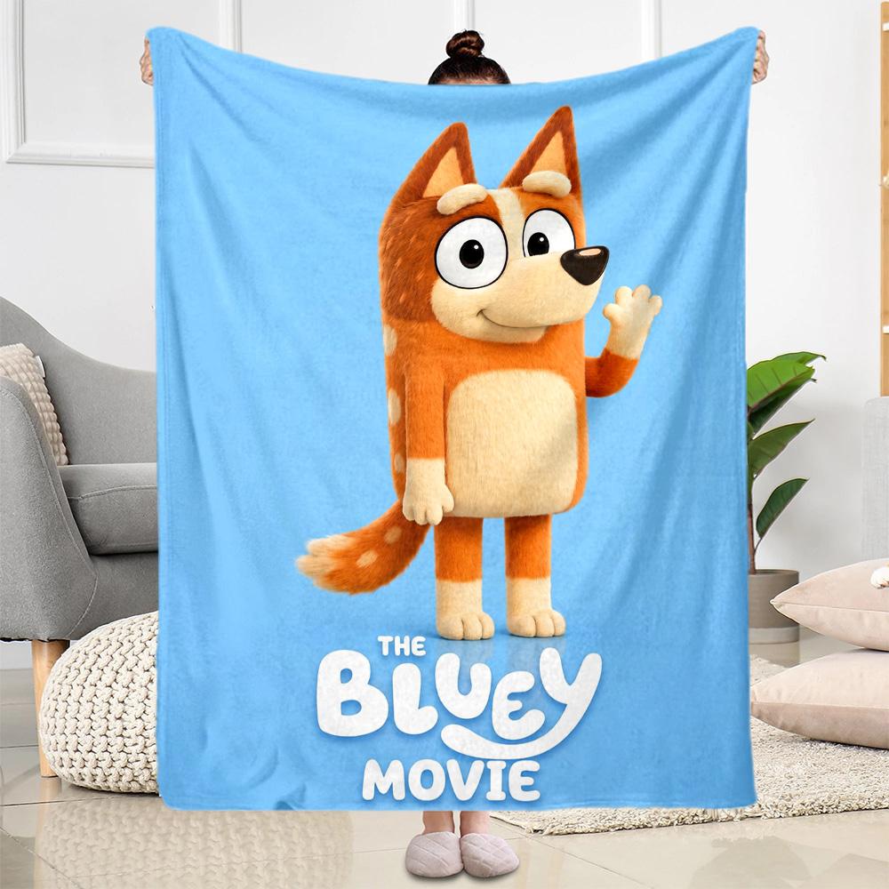 Bluey Bingo Hug Blanket Ultra-Soft Great for Livingroom Sofa Bed Four Seasons Multipurpose Modern Style Gifts For Family Or Friends