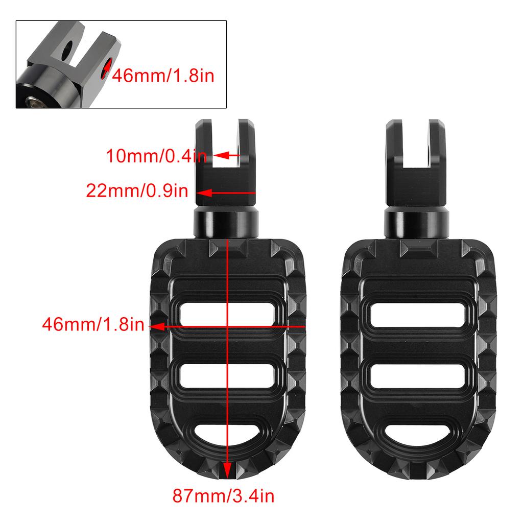 Front Footrests Foot Pegs Fit for YAMAHA BOLT / BOLT R-SPEC / XV950R 2014-2024
