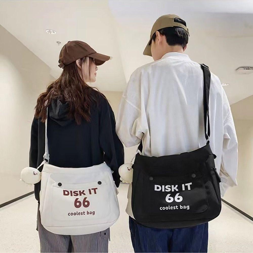 

Подвески в комплекте с буквенным принтом, сумка через плечо, большая вместительная сумка для женщин и мужчин