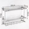 MultiTier Mounted Rack RustResistant Towel Holder Waterproof Bathroom Organizer for Apartment