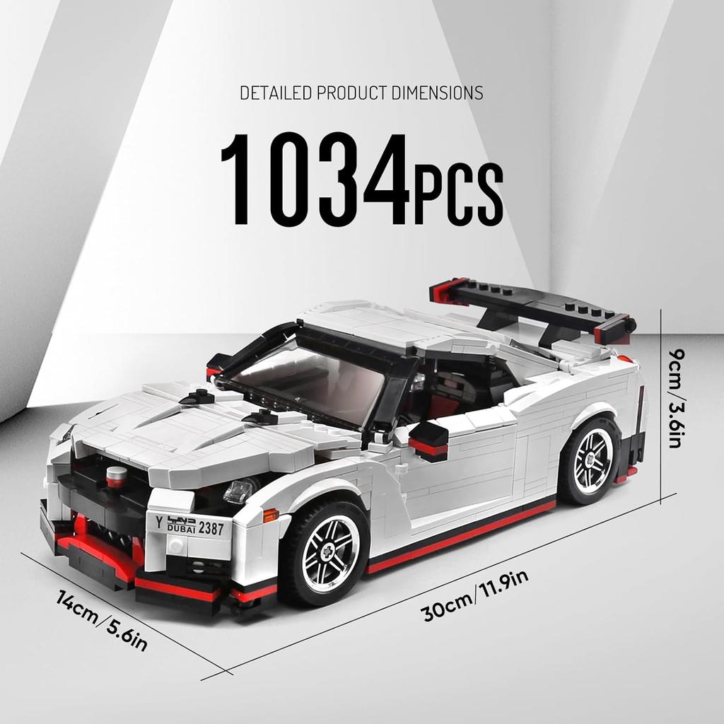 MOULD KING 13104 Technical Car Building Block The MOC-20518 Sport Racing Car Model Assembly Car Brick New Kids Christmas Gift