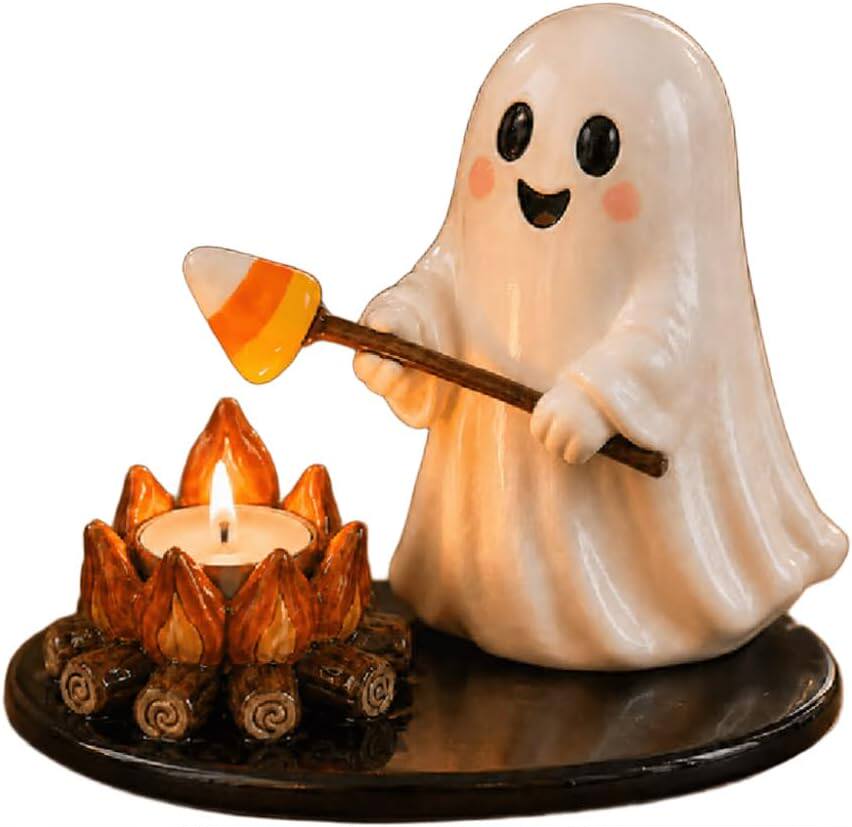 Halloween Candle Holder Decorative Candlestick for Party Decor