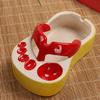 Mini Dessert Plate 5 Compartments Ashtray Flip-Flops Dishes Plates for Fries