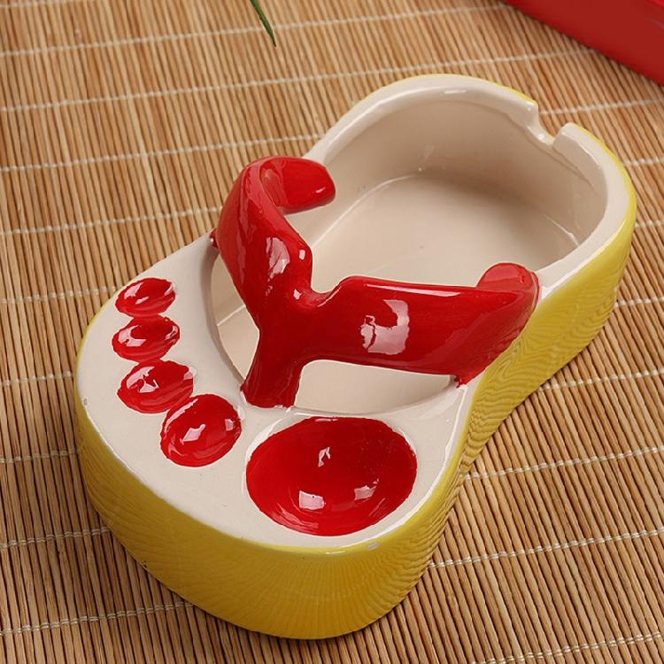 Mini Dessert Plate 5 Compartments Ashtray Flip-Flops Dishes Plates for Fries