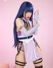 Mobbunny Beautiful Cosplay Gentle Fist Master Fighting Fishnet Open Costume Purple Women's Costume, Anime/Game, Style, Leotard, Bodysuit, Underwear,