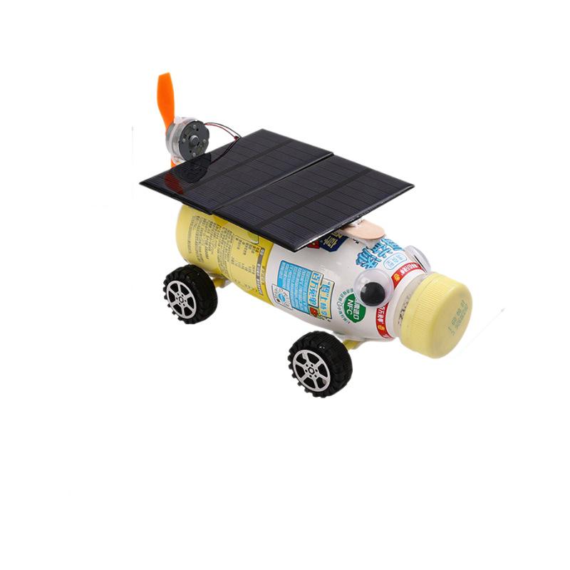 DIY Eco-Friendly Solar-Powered Aerodynamic Toy Car for Kids