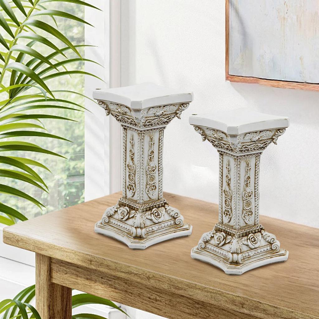 Vintage Europäische Römische Säule Ornament Präsentationsständer Basis Nostalgische Fotografie Requisiten Skulptur Gartendekoration Ornament