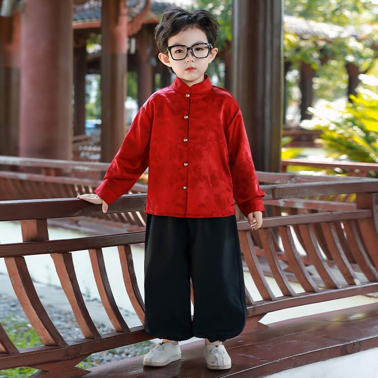 Children's Hanfu 2025: Spring & Autumn Chinese Tang Suit for Boys & Girls - Performance Guoxue Set