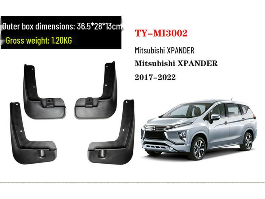 Kompatibilní kryty blatníků pro Eclipse Cross 2018 (09-2020) a ASX, Mitsubishi XPANDER.