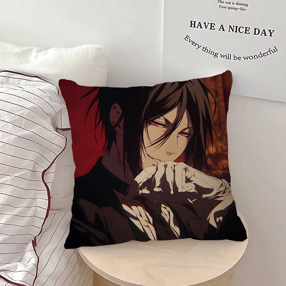 B-Black Butler Kissenbezug 30x50 Polyester Sofakissen Dekorative Wurfkissen Heimdekoration Kissenbezug
