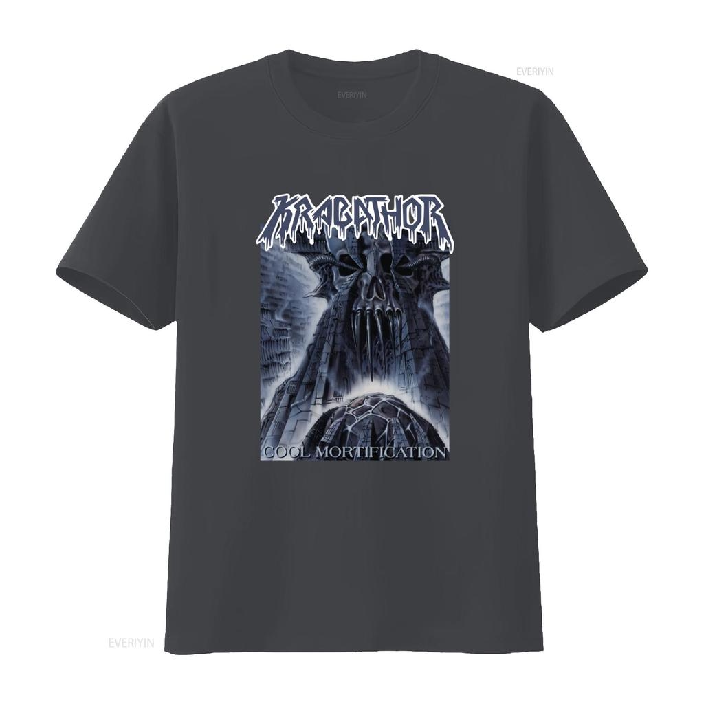 New Dtg T Shirt Krabathor Cool Mortification Gothic Skull Design Size S 7XL Vintage Washed Comfortable Casual Unisex Stretched