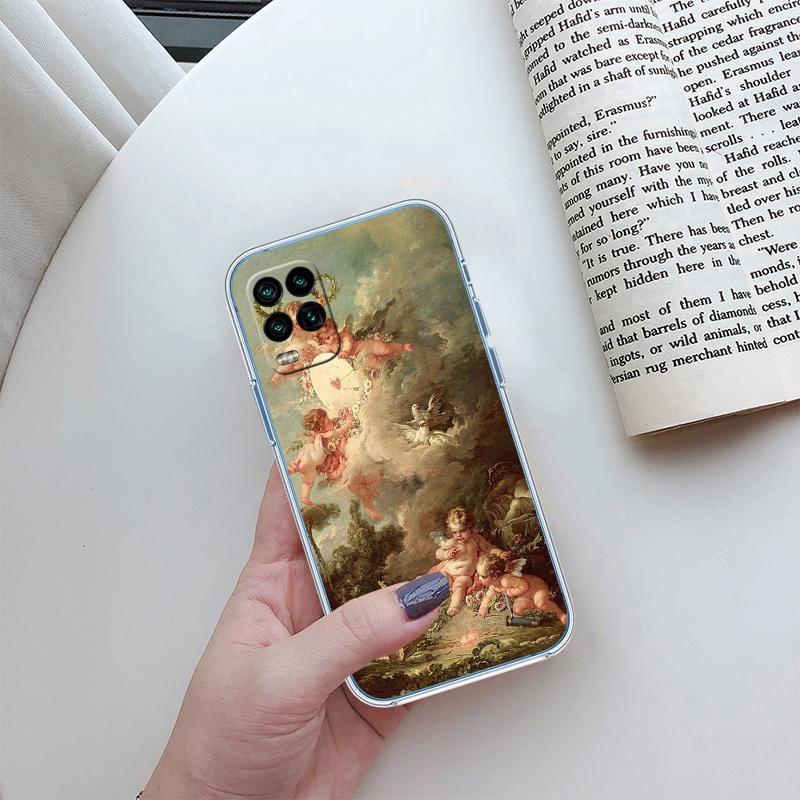RP32 Fresco Adam Sculpture Transparent Phone Case for Motorola Moto Edge 20 30 40 50 S30 Fusion Ultra Pro Neo Lite + G200 G23