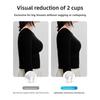 Ultra Thin Soft Support Jelly Bra for Women with Large Chest, Small and Seamless Without Steel Ring, Gathered and Supported Bra