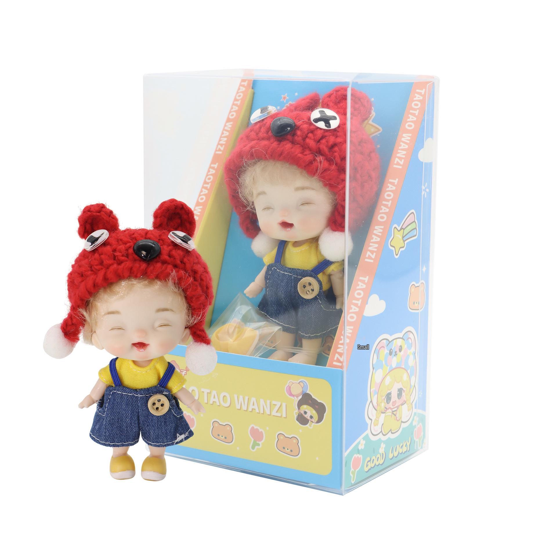 

Taotao Maruko OB11 Пуховка Медведь BJD: Съемная серия сочлененной одежды