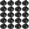Magnetic Cable Zip Tie Mounts Clips Multipurpose Zip Ties Mount Base Holder Black Wire Cable Holder Mount Wire Clips Management for Home Office