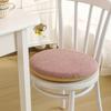 Cuscino Spesso Lavabile per Seduta in Memory Foam, Cuscino per Sedia, Cuscino da Pranzo con Lacci, Fondo Antiscivolo, Copertura per Arredamento Casa, Morbido e Caldo per Ufficio Autunno Inverno Legno