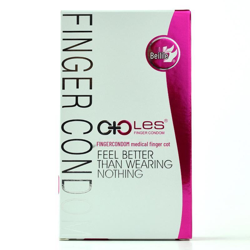 Beilile Thin & G-Spot Condoms with Finger Cots, Black King Kong Series - Adult Intimate Products.