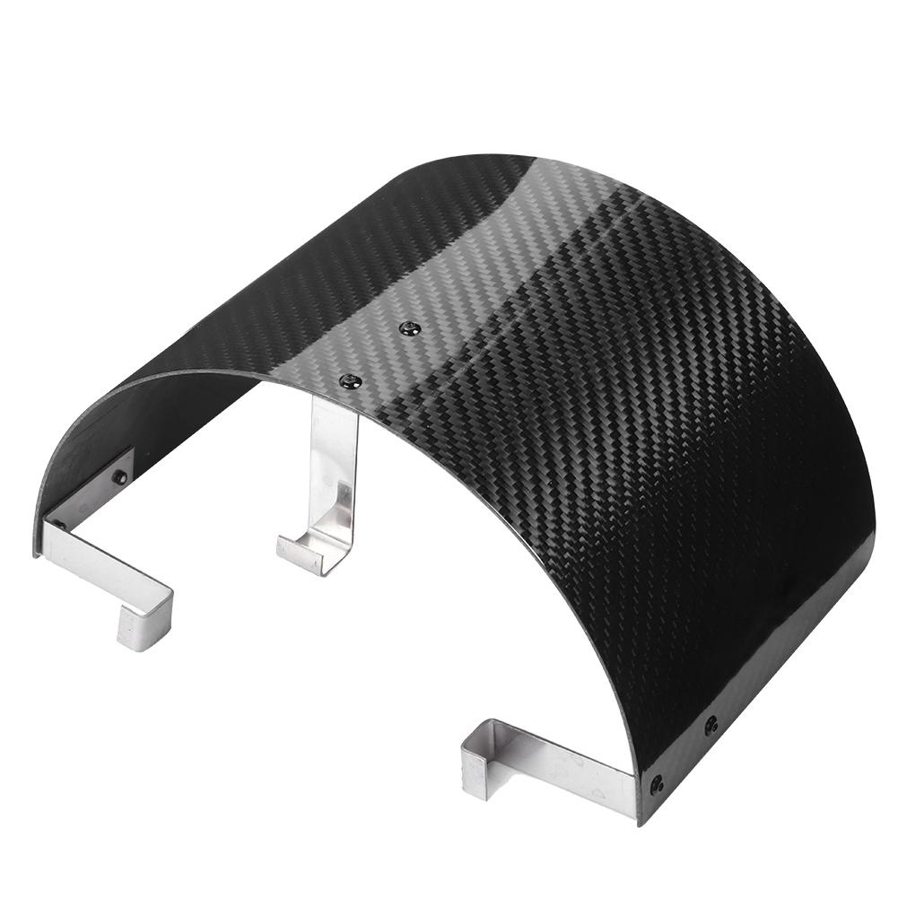 Carbon Fiber Air Intake Cone Cover Air Filter Heat Shield Universal Auto Modified PartsGlossy Carbon Fiber