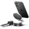 USAMS Faltbares 3-in-1 Induktives Ladegerät 15W für Handy/Apple Watch/Kopfhörer CD234WXC01 (US-CD234)