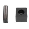 Billiard Chalk Holder Portable Plastic Magnetic with Clip Pool Cue Chalk Box for Accessory