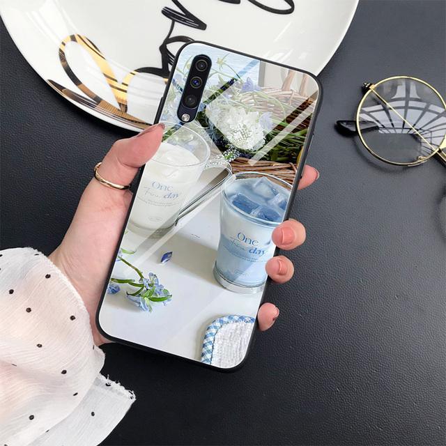 

Чехол с воздушным шаром и красной розой для Samsung Galaxy A52 A70 A71 A73 A53 A13 5g A03 A72 A22 A21s A03 Core A42, колпачки из закаленного стекла \Ncover For Samsung A03S