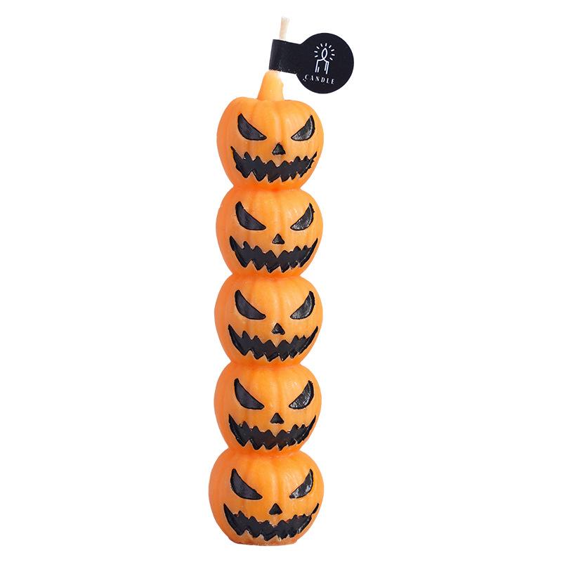 Halloween Aromatherapy Candles Spooky Skull Bone Fingers Pumpkin Candle 3D Flame Candles Festival Home Decoration Gifts