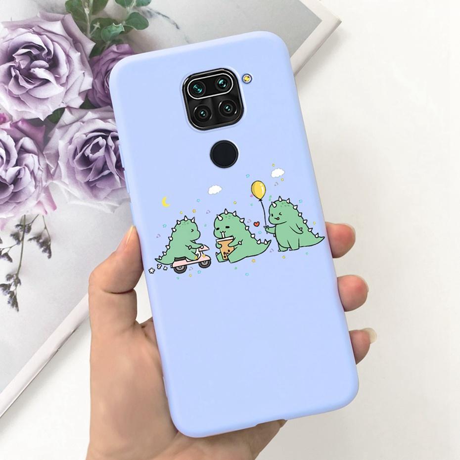 For Xiaomi Redmi Note 9 9s 9 Pro Max Cute Animals Cartoon Phone Case For Redmi Note9 9s 9Pro Candy Color Soft Silicon Back Cover