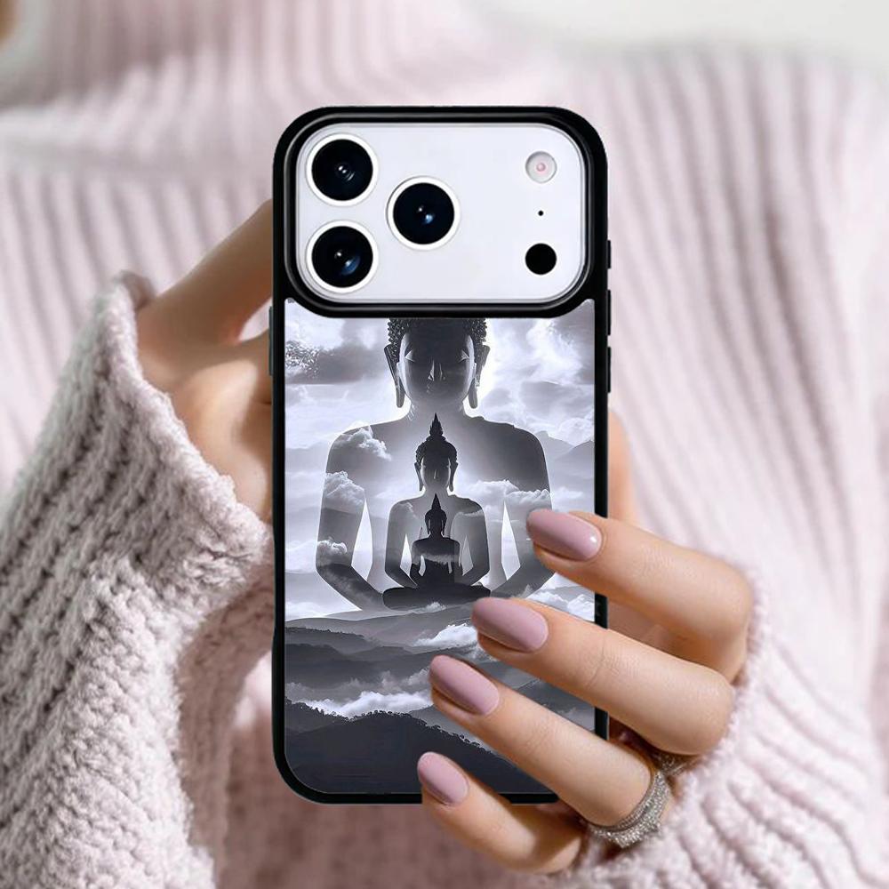 Buddhism Sakyamuni Buddha ZEN Phone Case For Apple iPhone 17 Air 16E 15 14 Plus 13 12 11 Pro Max Mini Funda Cover