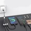 USB 2.0 Power Splitter Cable 1 Male To 2 Female Adapter with USB C for Charging and Data Sync For Laptop Computer