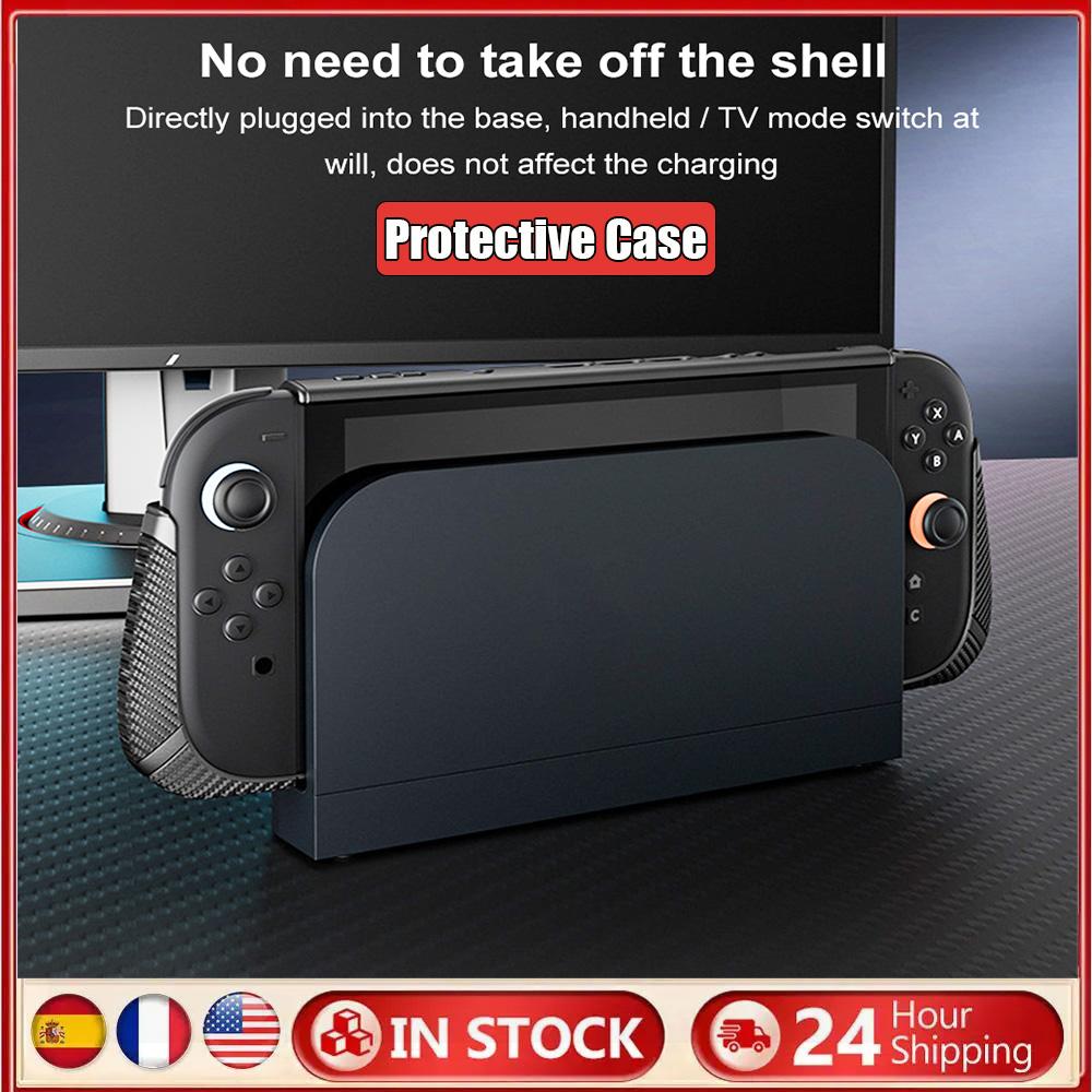 For NS2 Game Console Protective Shell Shock-Absorption Console Protective Case Dustproof TPU Back Protect Shell Game Accessories