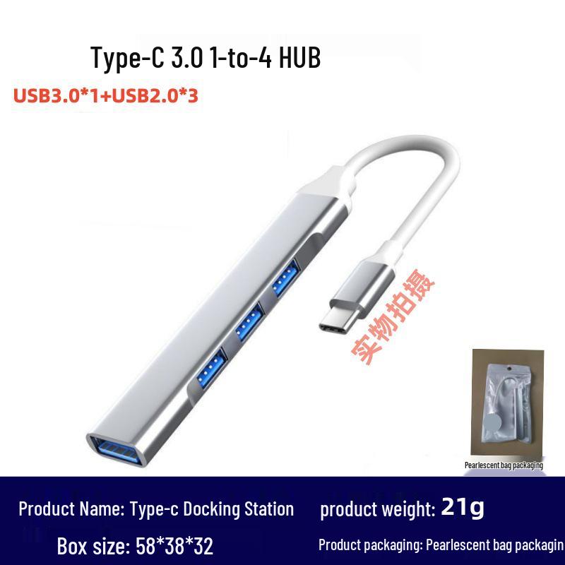 Type-C USB Docking Station Multi-Port Hub & Splitter for Laptops